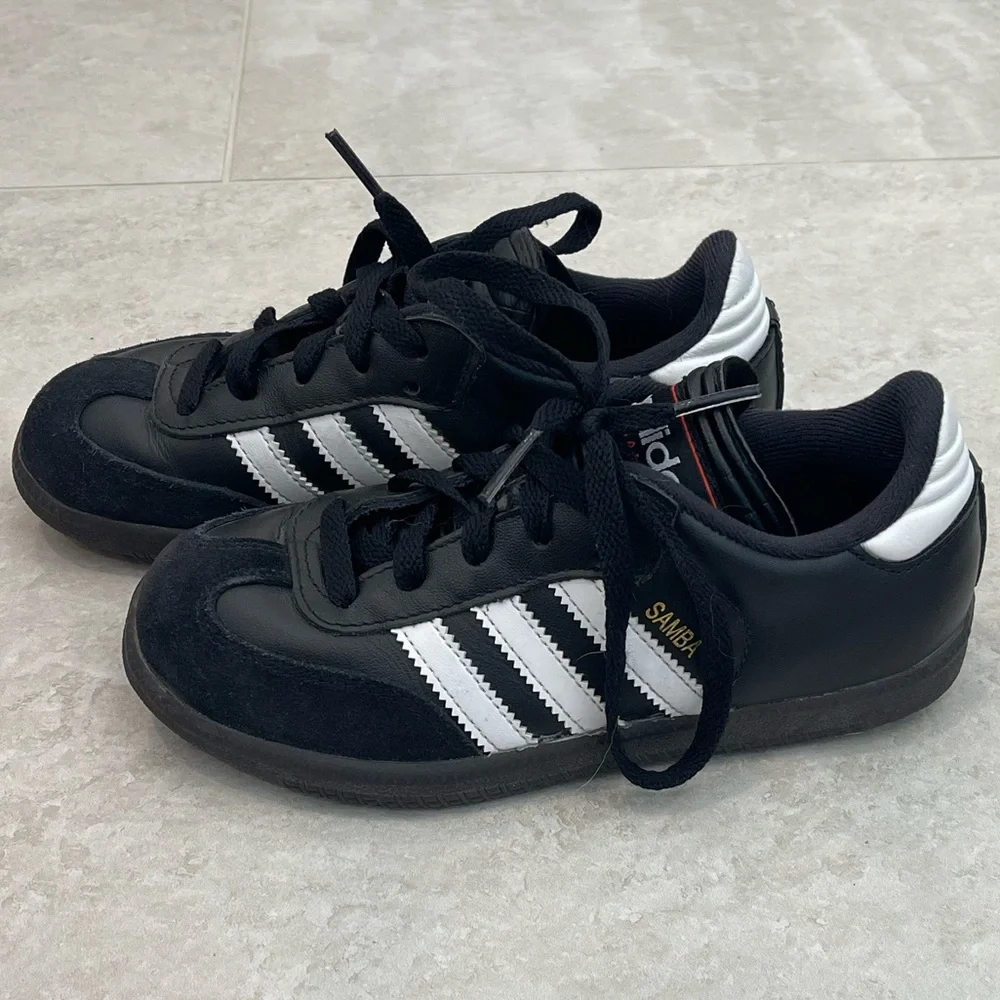 adidas Kids Black & White Classic Sneakers